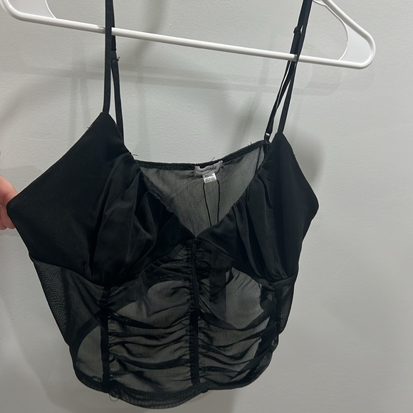 Cropped mesh tank - Picture 3 of 4